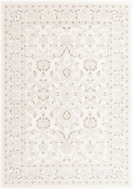 Ivory 7' 10 x 11' Charlotte Rectangle Area Rug 100% Polypropylene With Jute Backing Traditional Classical Durable Carpet for Living Dining Office Rooms for Sale at Rug Engine