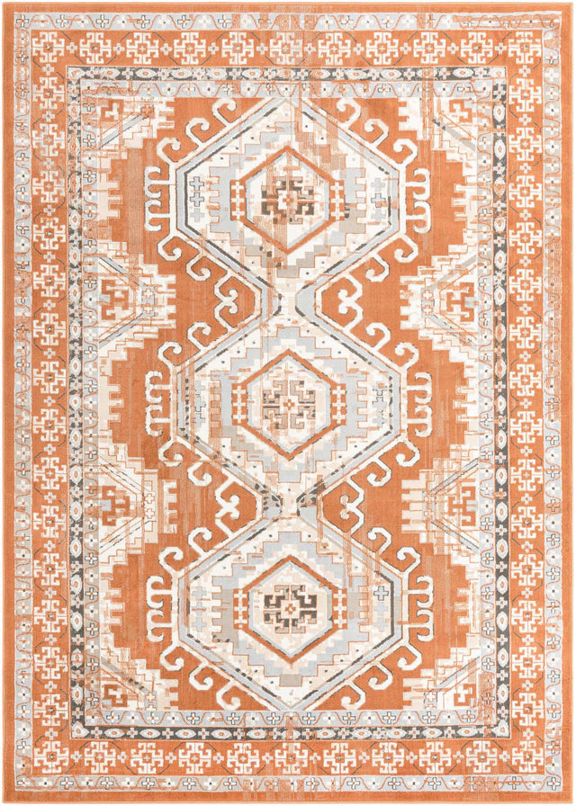 Terracotta 7' 10 x 11' Charlotte Rectangle Area Rug 100% Polypropylene With Jute Backing Traditional Classical Durable Carpet for Living Dining Office Rooms for Sale at Rug Engine