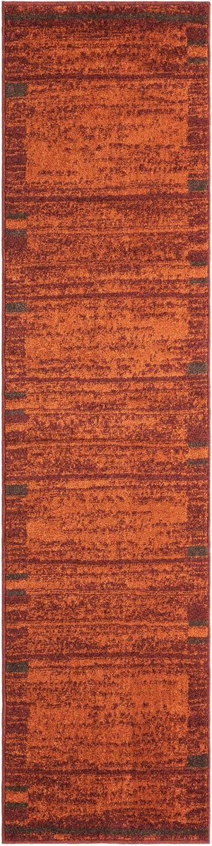 Terracotta 2' x 8' Autumn Runner Area Rug 100% Polypropylene Durable Jute Backing Living Dining Room Bedroom Office Modern Decor Carpet for Sale at Rug Engine