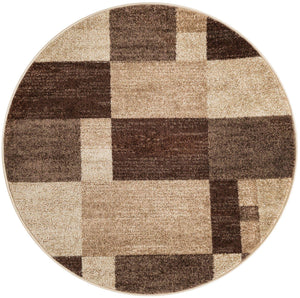 Light Brown 4' 1 x 4' 1 Autumn Round Area Rug 100% Polypropylene Durable Jute Backing Living Dining Room Bedroom Office Modern Decor Carpet for Sale at Rug Engine