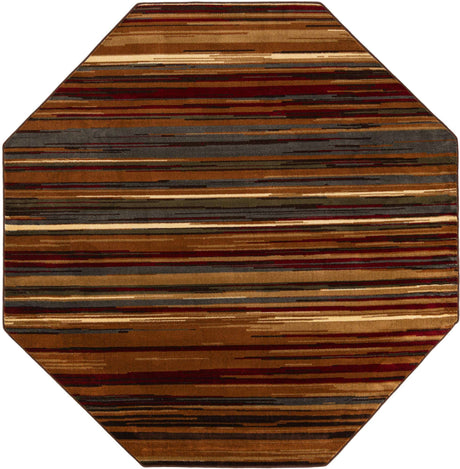 Beige 7' 10 x 7' 10 Barista Octagon Area Rug 100% Polypropylene Abstract Modern Geometric Carpet for Living Room Dining Office Dorm Room Decor for Sale at Rug Engine