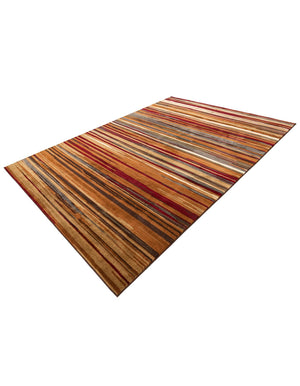 Beige 7' 10 x 11' Barista Rectangle Area Rug 100% Polypropylene Abstract Modern Geometric Carpet for Living Room Dining Office Dorm Room Decor for Sale at Rug Engine