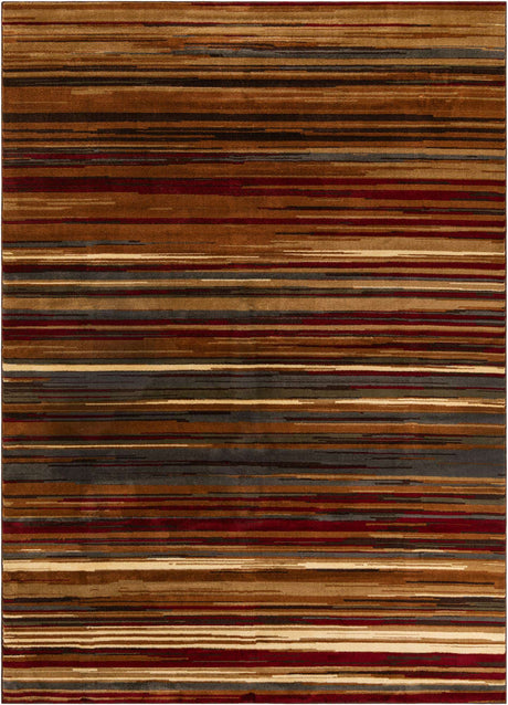 Beige 7' 10 x 11' Barista Rectangle Area Rug 100% Polypropylene Abstract Modern Geometric Carpet for Living Room Dining Office Dorm Room Decor for Sale at Rug Engine