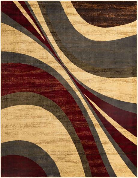 Beige 10' x 13' 1 Barista Rectangle Area Rug 100% Polypropylene Abstract Modern Geometric Carpet for Living Room Dining Office Dorm Room Decor for Sale at Rug Engine