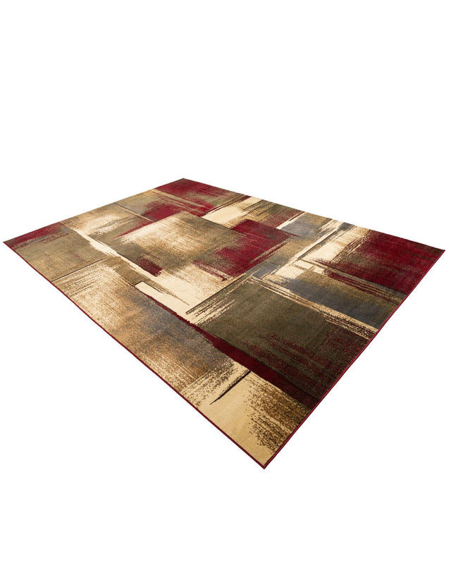 Multicolor 7' 10 x 11' Barista Rectangle Area Rug 100% Polypropylene Abstract Modern Geometric Carpet for Living Room Dining Office Dorm Room Decor for Sale at Rug Engine