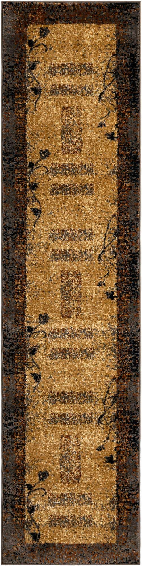 Beige 2' x 8' Barista Runner Area Rug 100% Polypropylene Abstract Modern Geometric Carpet for Living Room Dining Office Dorm Room Decor for Sale at Rug Engine