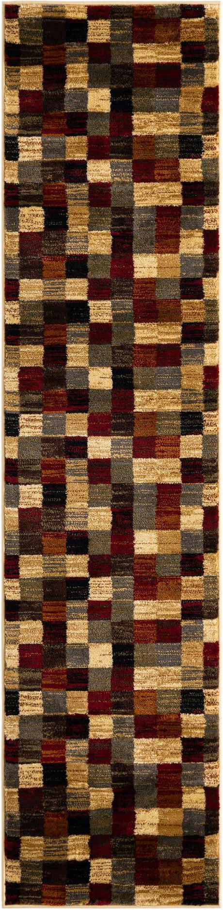 Multicolor 2' x 8' Barista Runner Area Rug 100% Polypropylene Abstract Modern Geometric Carpet for Living Room Dining Office Dorm Room Decor for Sale at Rug Engine
