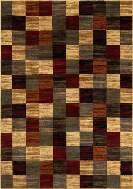 Multicolor 7' 10 x 11' Barista Rectangle Area Rug 100% Polypropylene Abstract Modern Geometric Carpet for Living Room Dining Office Dorm Room Decor for Sale at Rug Engine