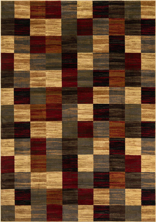 Multicolor 7' 10 x 11' Barista Rectangle Area Rug 100% Polypropylene Abstract Modern Geometric Carpet for Living Room Dining Office Dorm Room Decor for Sale at Rug Engine