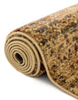 Beige 4' 1 x 6' 1 Saturn Oval Area Rug Stain Resistant Easy Clean Classic Vintage Design Durable Carpet for Affordable Home Interiors for Sale at Rug Engine