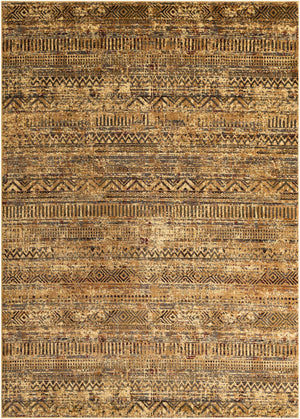 Beige 7' 10 x 11' Saturn Rectangle Area Rug Stain Resistant Easy Clean Classic Vintage Design Durable Carpet for Affordable Home Interiors for Sale at Rug Engine