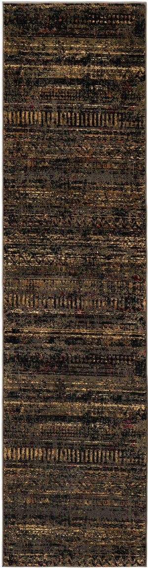 Blue 2' 7 x 10' Saturn Runner Area Rug Stain Resistant Easy Clean Classic Vintage Design Durable Carpet for Affordable Home Interiors for Sale at Rug Engine