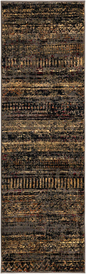 Blue 2' x 6' 1 Saturn Runner Area Rug Stain Resistant Easy Clean Classic Vintage Design Durable Carpet for Affordable Home Interiors for Sale at Rug Engine
