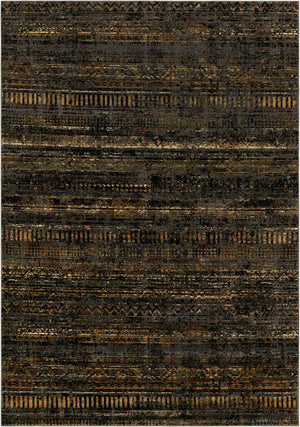 Blue 7' 1 x 10' Saturn Rectangle Area Rug Stain Resistant Easy Clean Classic Vintage Design Durable Carpet for Affordable Home Interiors for Sale at Rug Engine