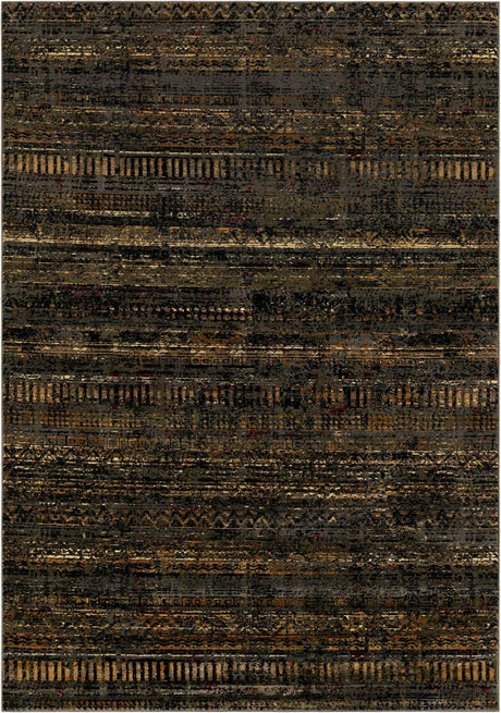 Blue 7' 1 x 10' Saturn Rectangle Area Rug Stain Resistant Easy Clean Classic Vintage Design Durable Carpet for Affordable Home Interiors for Sale at Rug Engine
