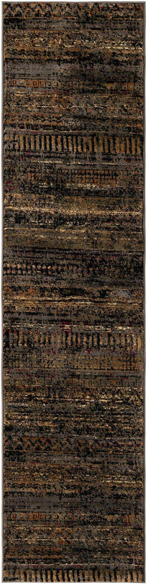 Blue 2' x 8' Saturn Runner Area Rug Stain Resistant Easy Clean Classic Vintage Design Durable Carpet for Affordable Home Interiors for Sale at Rug Engine