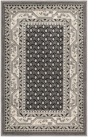 Gray 2' x 3' 1 Williamsburg Rectangle Area Rug 100% Polypropylene With Cotton Backing Durable Easy Clean Stain Resistant Carpet for Sale at Rug Engine