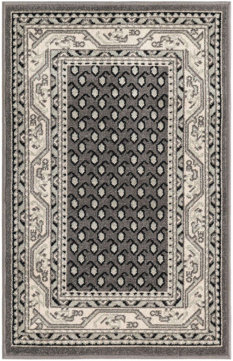 Gray 2' x 3' 1 Williamsburg Rectangle Area Rug 100% Polypropylene With Cotton Backing Durable Easy Clean Stain Resistant Carpet for Sale at Rug Engine