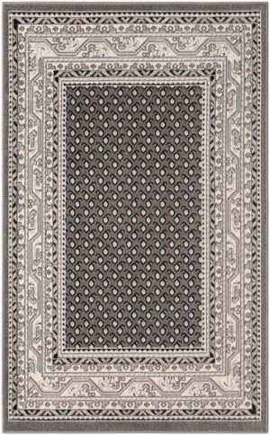 Gray 3' 3 x 5' 3 Williamsburg Rectangle Area Rug 100% Polypropylene With Cotton Backing Durable Easy Clean Stain Resistant Carpet for Sale at Rug Engine
