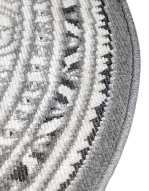 Gray 5' 3 x 8' Williamsburg Oval Area Rug 100% Polypropylene With Cotton Backing Durable Easy Clean Stain Resistant Carpet for Sale at Rug Engine