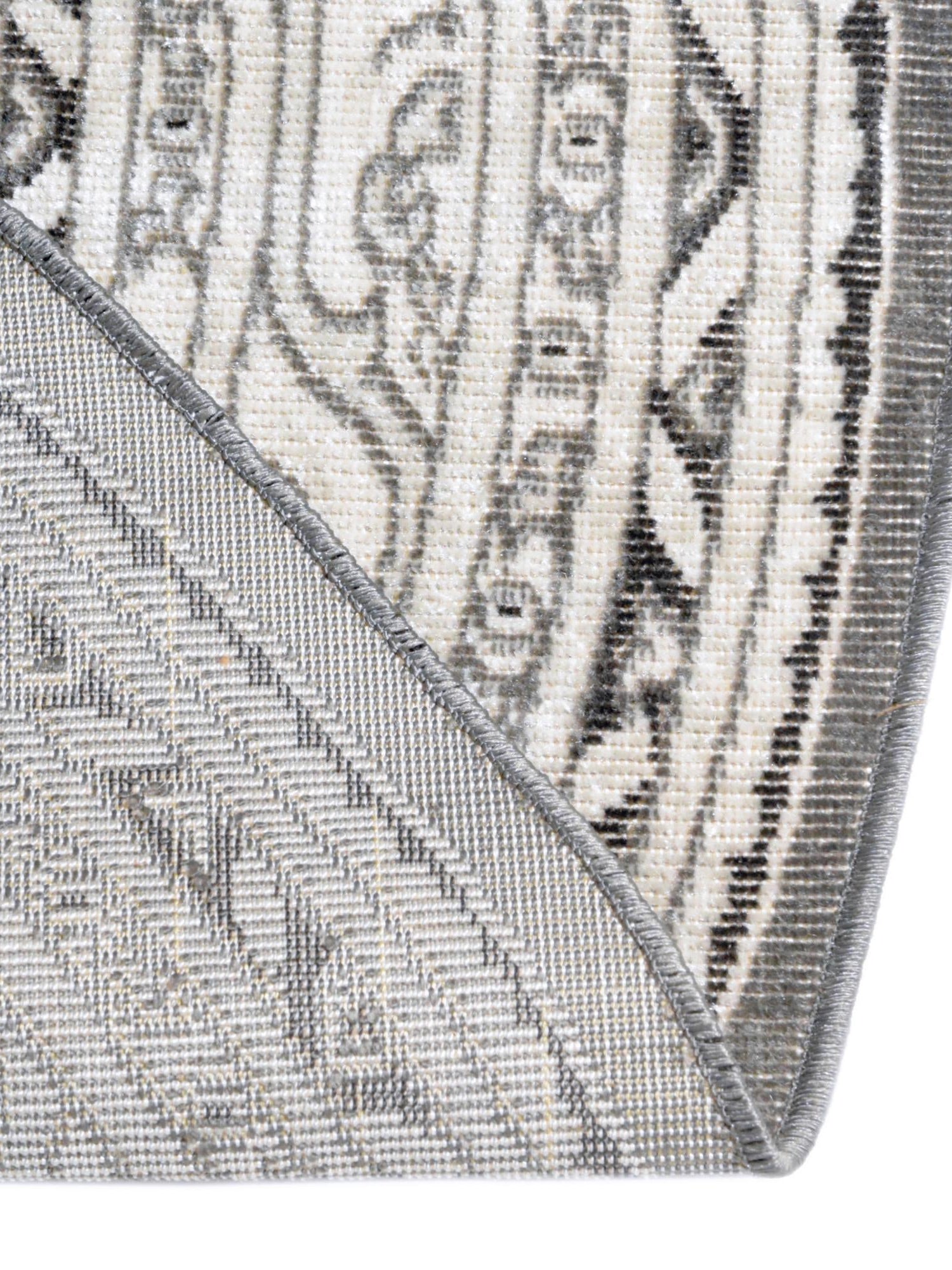 Gray 4' 1 x 6' 1 Williamsburg Oval Area Rug 100% Polypropylene With Cotton Backing Durable Easy Clean Stain Resistant Carpet for Sale at Rug Engine