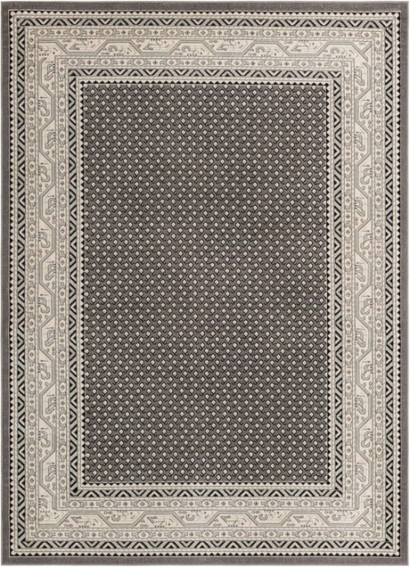 Gray 7' 10 x 11' Williamsburg Rectangle Area Rug 100% Polypropylene With Cotton Backing Durable Easy Clean Stain Resistant Carpet for Sale at Rug Engine