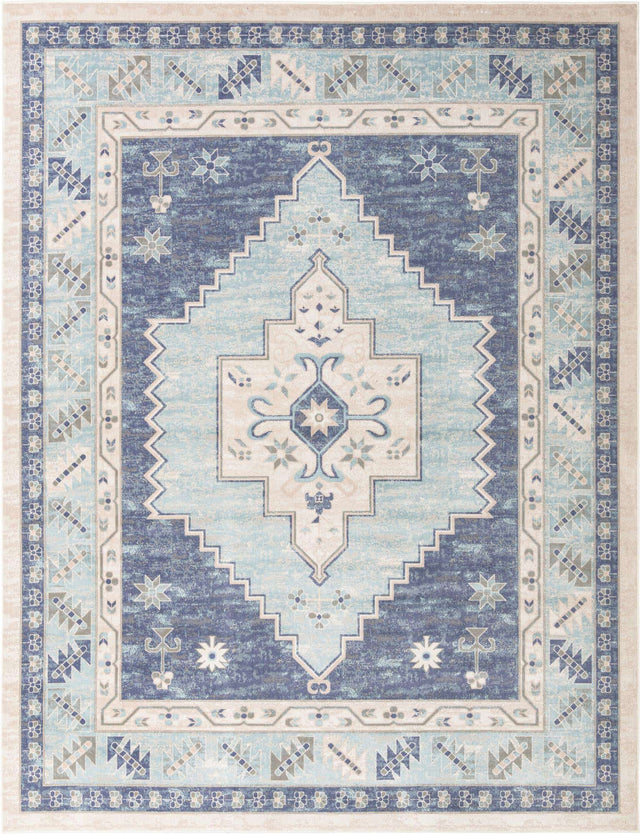 Sky blue 10' x 13' 1 Whitney Rectangle Area Rug
