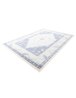 Sky blue 7' 10 x 11' Whitney Rectangle Area Rug