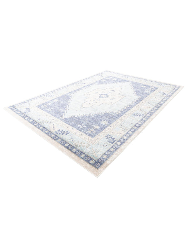 Sky blue 7' 10 x 11' Whitney Rectangle Area Rug
