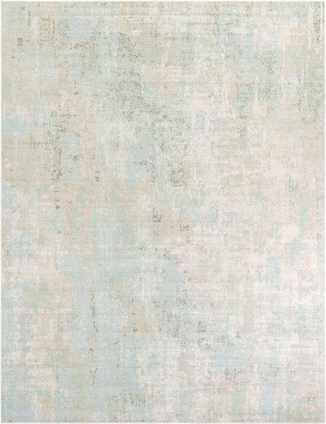 Teal 10' x 13' 1 Lotus Rectangle Area Rug 100% Polypropylene Modern Contemporary Colorful Carpet Easy Clean for Living Room, Kitchen, Dining, Office for Sale at Rug Engine