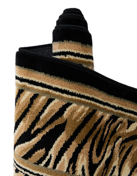 Light Brown 2' x 8' Wildlife Runner Area Rug Animal Print Safari Jungle Inspired Carpet for Unique Modern Interior Design for Sale at Rug Engine