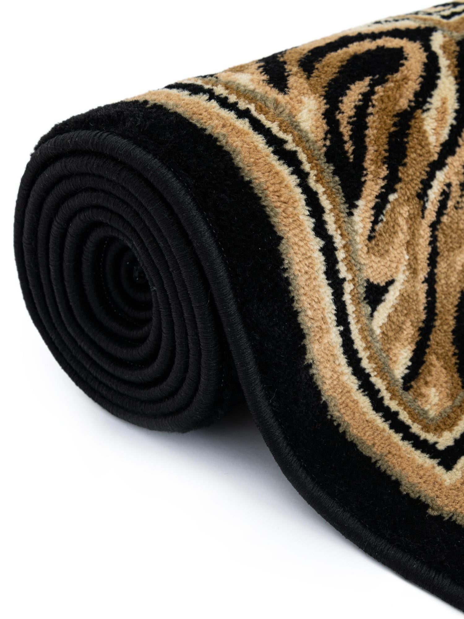 Light Brown 2' 7 x 12' Wildlife Runner Area Rug Animal Print Safari Jungle Inspired Carpet for Unique Modern Interior Design for Sale at Rug Engine