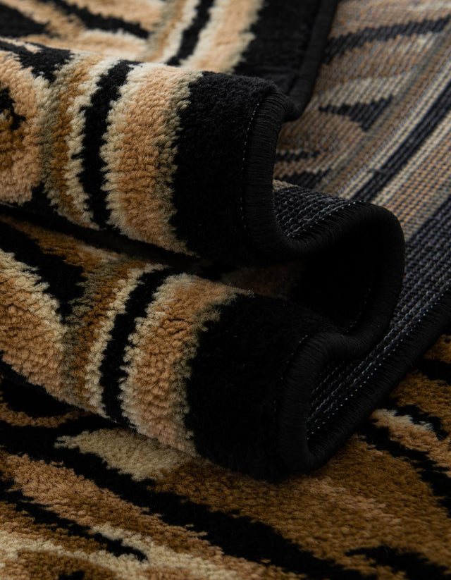 Light Brown 2' x 8' Wildlife Runner Area Rug Animal Print Safari Jungle Inspired Carpet for Unique Modern Interior Design for Sale at Rug Engine
