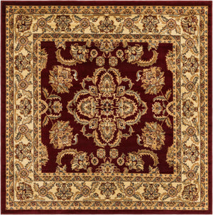 Red 6' 1 x 6' 1 Voyage Square Area Rug