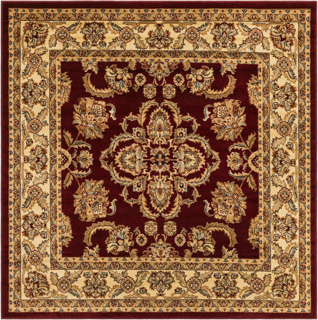 Red 6' 1 x 6' 1 Voyage Square Area Rug