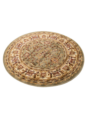 Grass Green 3' 3 x 3' 3 Voyage Round Area Rug