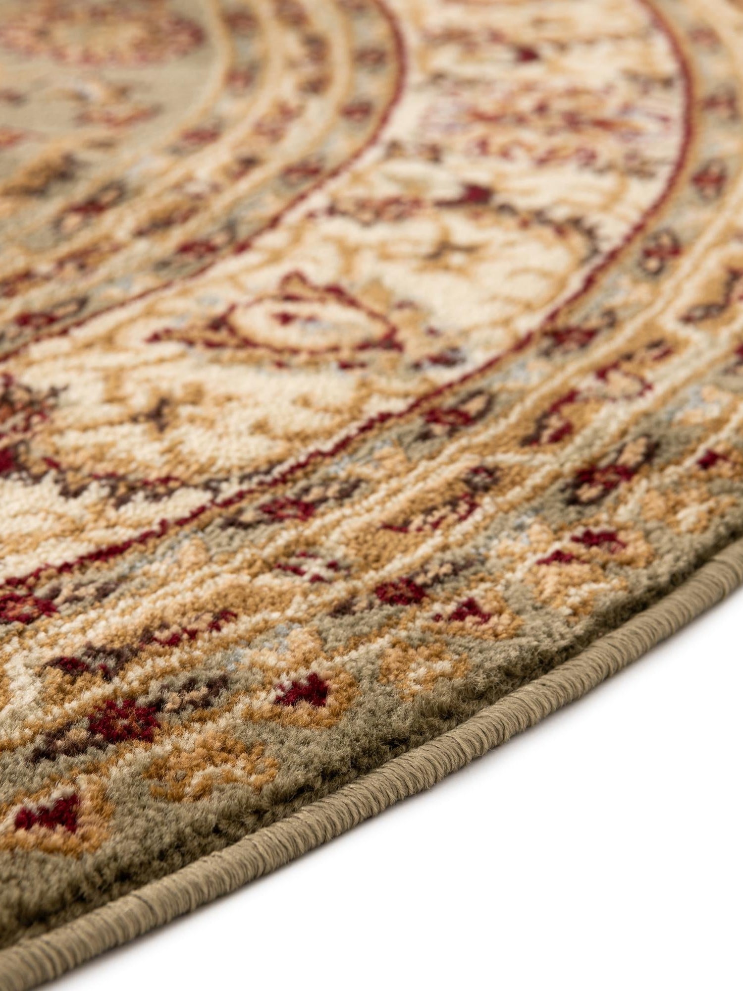 Green 4' 1 x 6' 1 Voyage Oval Area Rug