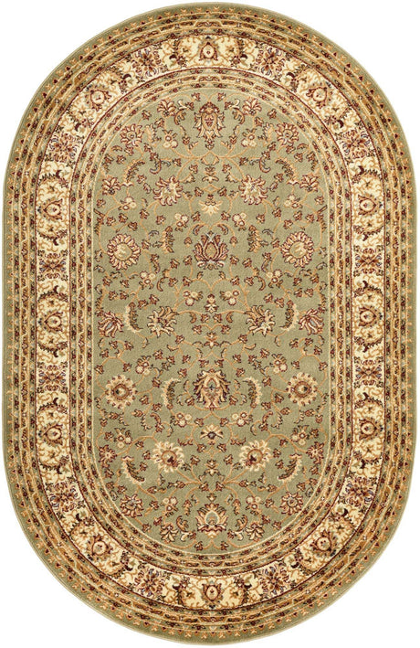 Green 5' 3 x 8' Voyage Oval Area Rug