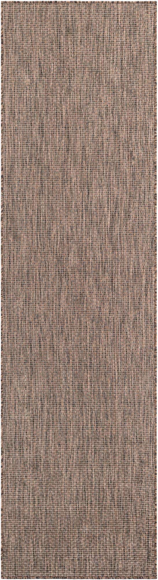 Light Brown 2' 7 x 10' Outdoor Solid Runner Area Rug Weather Resistant for Patio, Deck, Terrace, Balcony, Porch 100% Polypropylene Minimalist Waterproof Carpet for Sale at Rug Engine