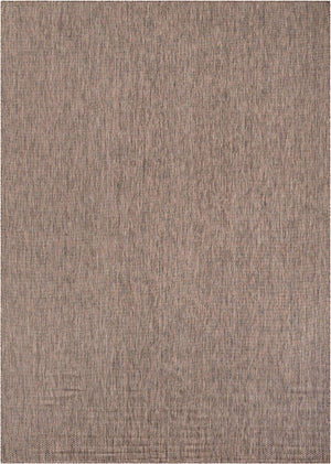 Light Brown 10' x 14' 1 Outdoor Solid Rectangle Area Rug Weather Resistant for Patio, Deck, Terrace, Balcony, Porch 100% Polypropylene Minimalist Waterproof Carpet for Sale at Rug Engine