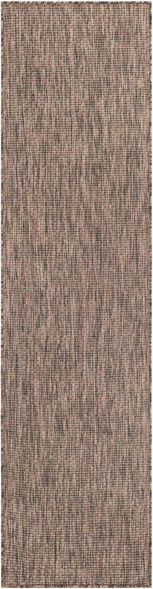 Light Brown 2' x 8' Outdoor Solid Runner Area Rug Weather Resistant for Patio, Deck, Terrace, Balcony, Porch 100% Polypropylene Minimalist Waterproof Carpet for Sale at Rug Engine