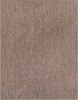 Light Brown 7' 10 x 10' Outdoor Solid Rectangle Area Rug Weather Resistant for Patio, Deck, Terrace, Balcony, Porch 100% Polypropylene Minimalist Waterproof Carpet for Sale at Rug Engine