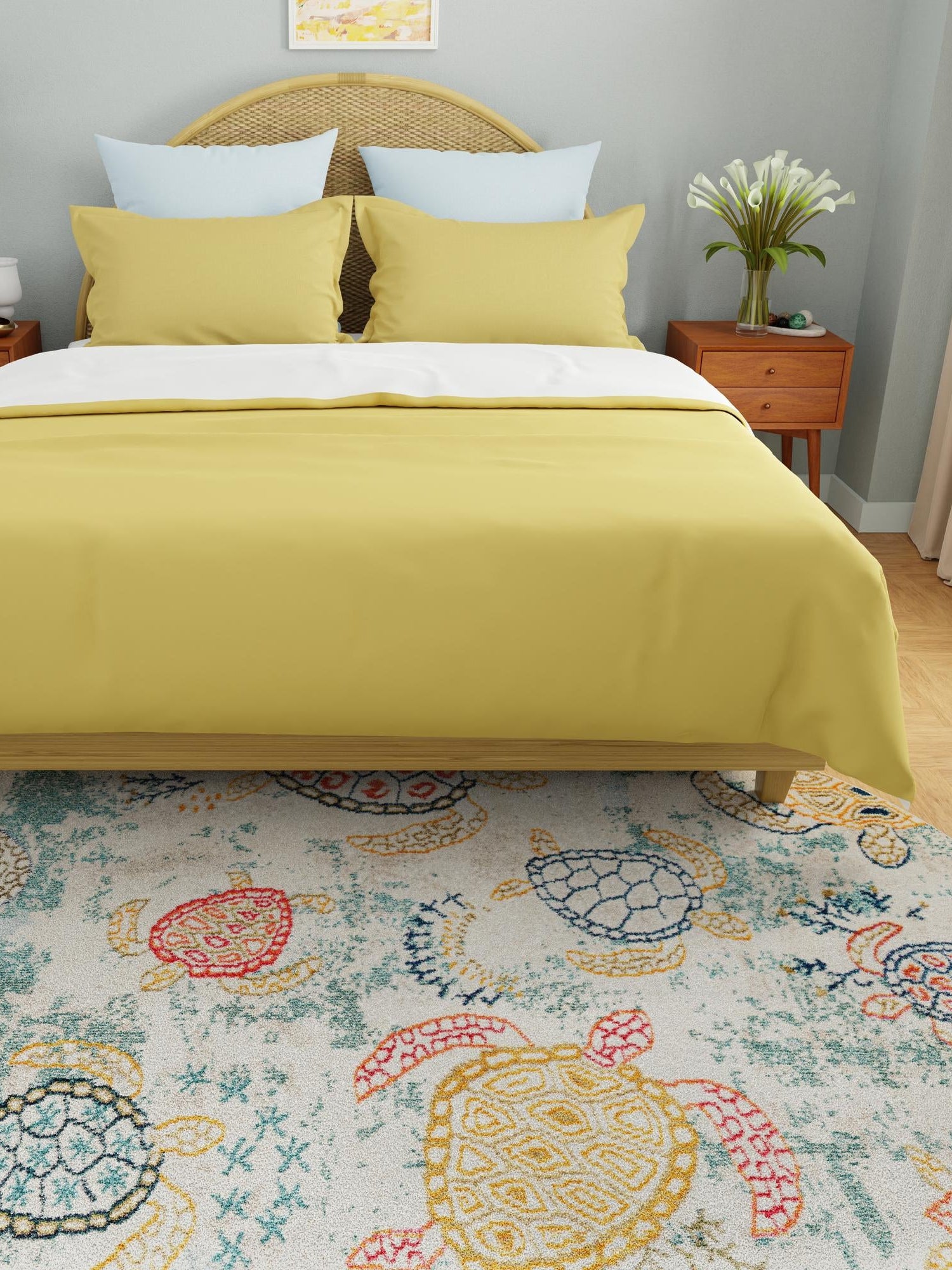 Beige 5' x 8' Positano Oval Area Rug Coastal Marine Beach Design Carpet for Modern Living Rooms, Dining, Bedroom, Office for Sale at Rug Engine