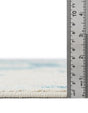 Light Blue 3' 3 x 5' 3 Positano Oval Area Rug Coastal Marine Beach Design Carpet for Modern Living Rooms, Dining, Bedroom, Office for Sale at Rug Engine