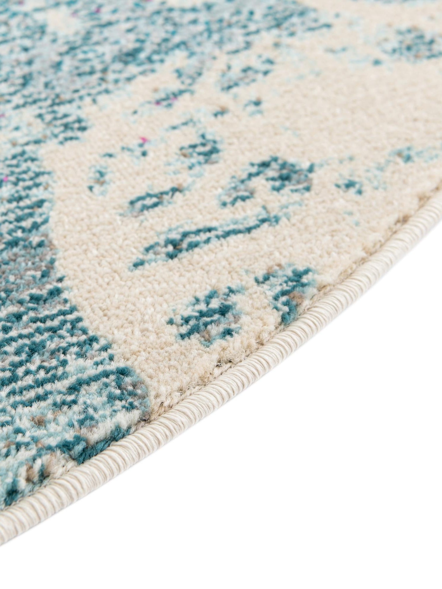 Light Blue 5' x 8' Positano Oval Area Rug Coastal Marine Beach Design Carpet for Modern Living Rooms, Dining, Bedroom, Office for Sale at Rug Engine