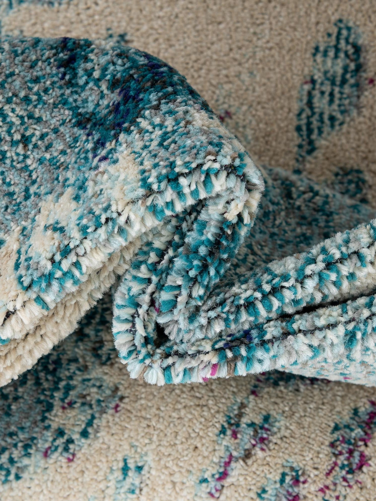 Light Blue 5' x 8' Positano Oval Area Rug Coastal Marine Beach Design Carpet for Modern Living Rooms, Dining, Bedroom, Office for Sale at Rug Engine