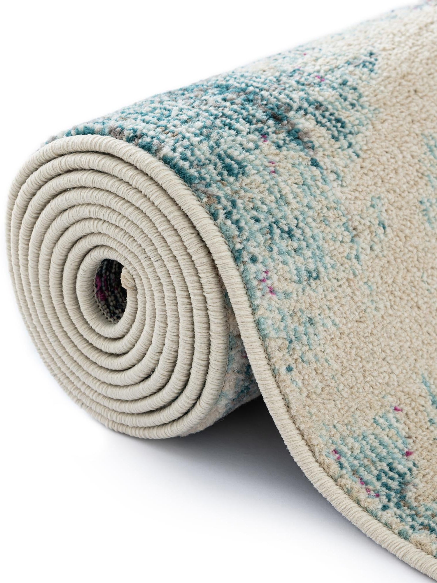 Light Blue 5' x 8' Positano Oval Area Rug Coastal Marine Beach Design Carpet for Modern Living Rooms, Dining, Bedroom, Office for Sale at Rug Engine