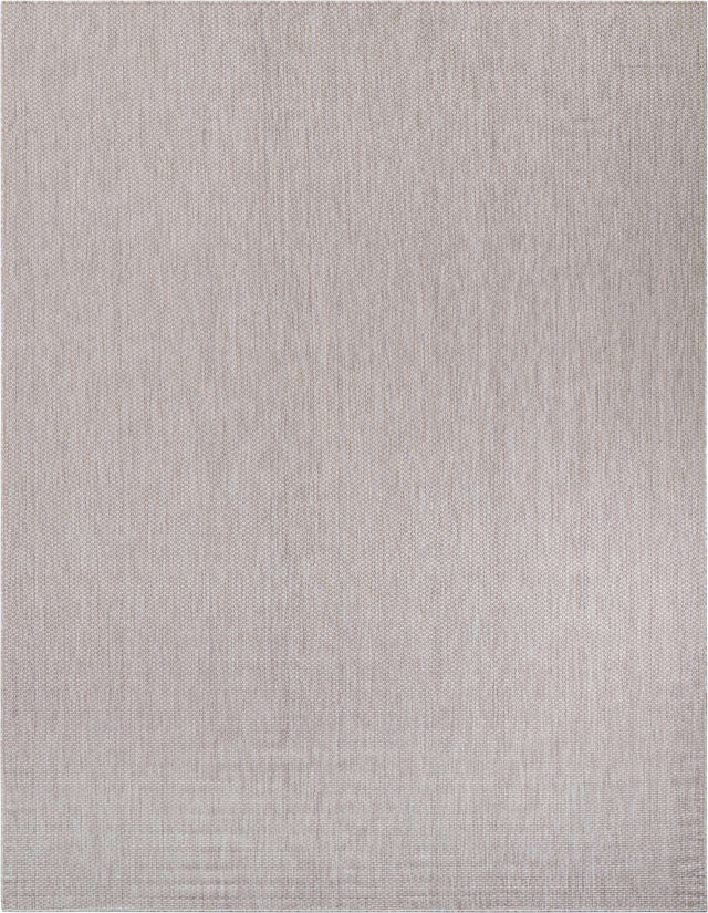 Beige 10' x 13' 1 Outdoor Solid Rectangle Area Rug Weather Resistant for Patio, Deck, Terrace, Balcony, Porch 100% Polypropylene Minimalist Waterproof Carpet for Sale at Rug Engine