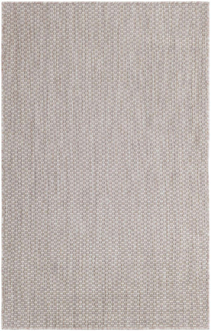 Beige 3' 1 x 5' 3 Outdoor Solid Rectangle Area Rug Weather Resistant for Patio, Deck, Terrace, Balcony, Porch 100% Polypropylene Minimalist Waterproof Carpet for Sale at Rug Engine