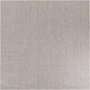Beige 7' 10 x 7' 10 Outdoor Solid Square Area Rug Weather Resistant for Patio, Deck, Terrace, Balcony, Porch 100% Polypropylene Minimalist Waterproof Carpet for Sale at Rug Engine